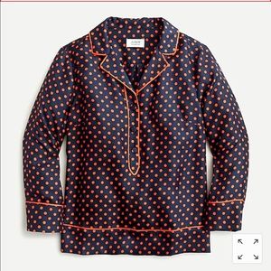 NWT J. Crew Collection Silk Top